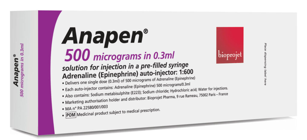 traitement urgence choc anaphylactic